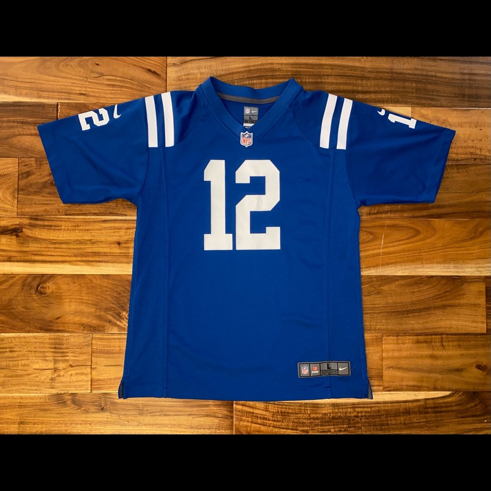 Nike Indianapolis Colts Andrew Luck On Field Jersey Youth Size Large EXCELLENT